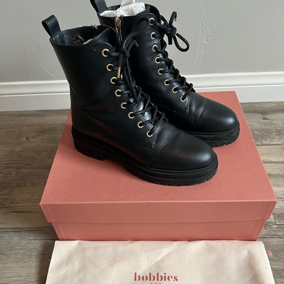 Bobbies Paris Combat Boots 37 (size 7.5/8) - Picture 11 of 13